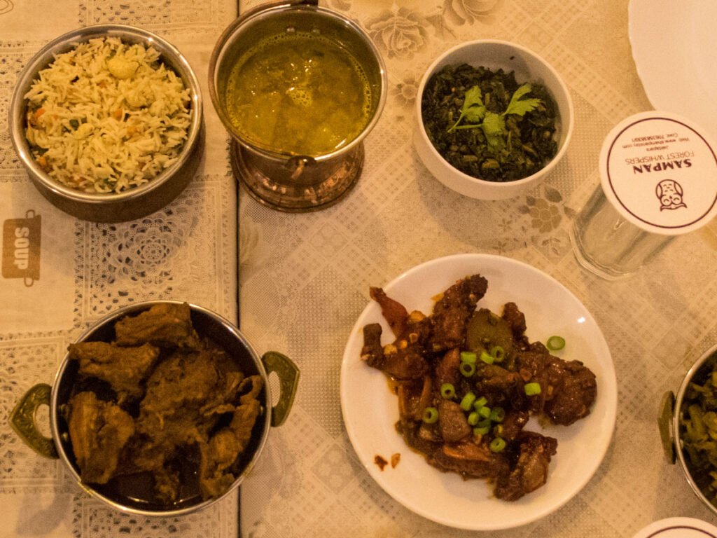 Best choice of Chicken and veg items for Dinner at Sampan